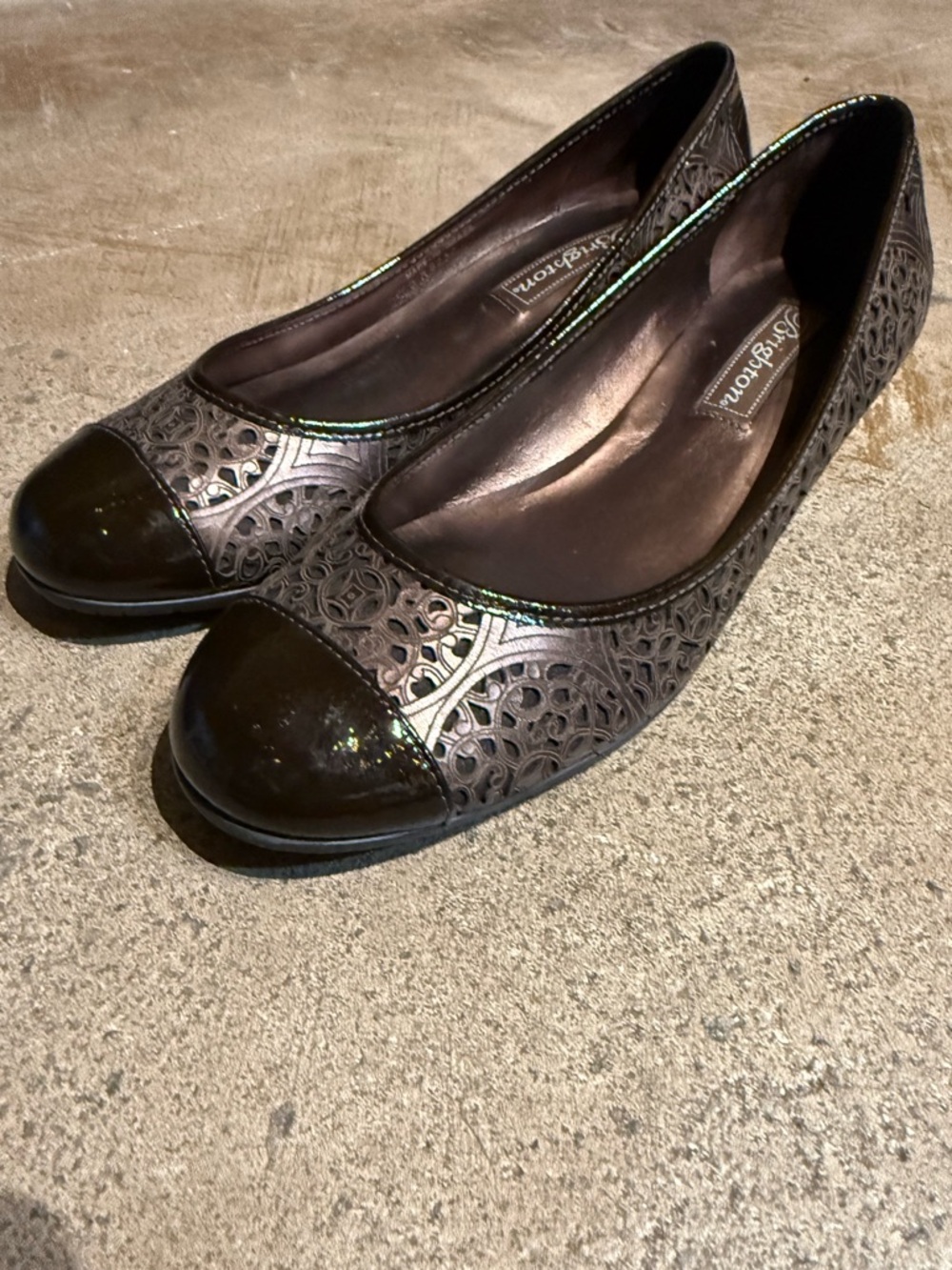 Brighton Brown Ballet Flats
